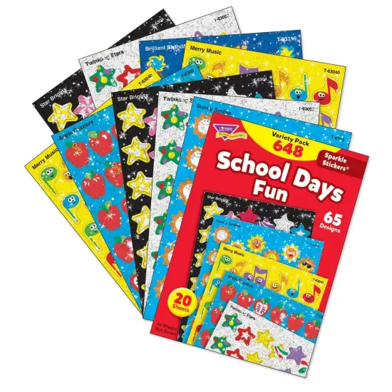 School Days Sparkle Stickers&reg; Variety Pack, 2 Packs {4}