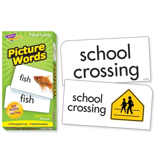 Picture Words Skill Drill Flash Cards, 3 Packs {4}