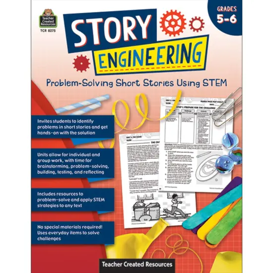 Story Engineering: Problem-Solving Short Stories Using STEM, Grade 5-6 {1}