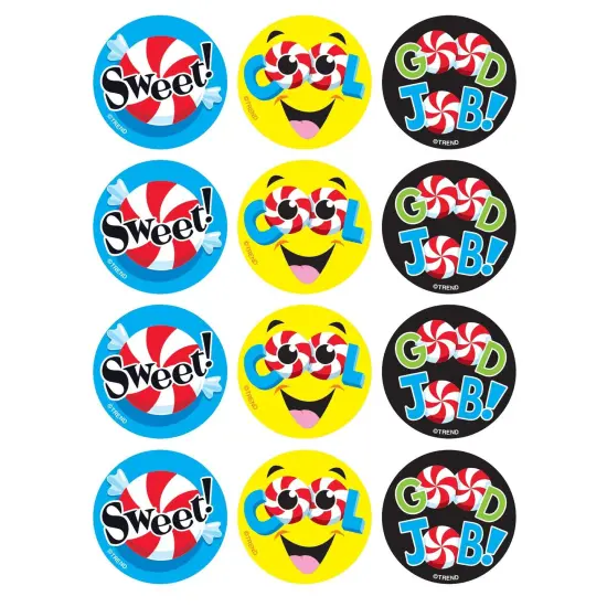 Candy Compli-MINTS/Peppermint Stinky Stickers&reg;, 48 Per Pack, 6 Packs {2}