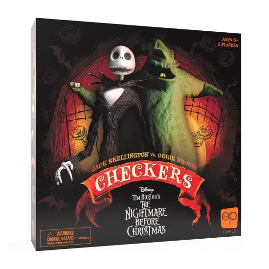 Disney Nightmare Before Christmas Checkers Game {1}