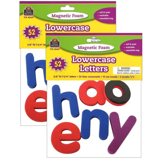 Magnetic Foam Lowercase Letters, 2 Sets {1}