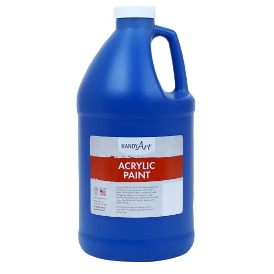 Acrylic Paint Half Gallon, Ultra Blue {1}