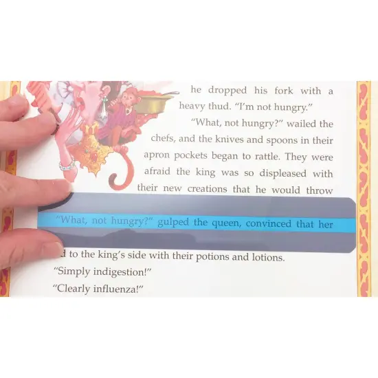 Sentence Strip Reading Guide, 1-1/4" x 7-1/4", Blue, Pack of 24 {2}
