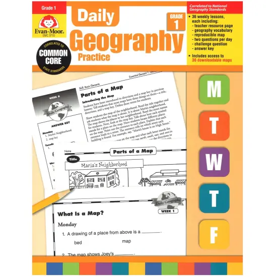 Daily Geography Practice Book, Grade 1 {1}