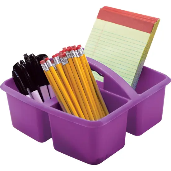 Purple Plastic Storage Caddy, Pack of 6 {5}