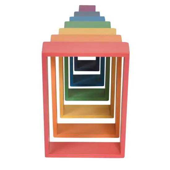 Wooden Rainbow Architect Rectangles - Set of 7 {5}