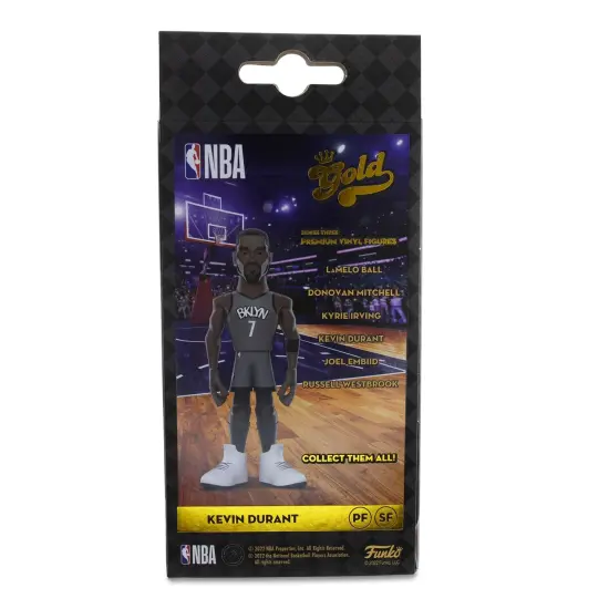Brooklyn Nets NBA Funko Gold 5 Inch Vinyl Figure | Kevin Durant CHASE {5}