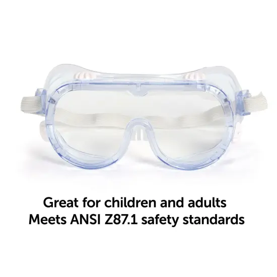 Clear Safety Goggles, Pack of 6 {5}