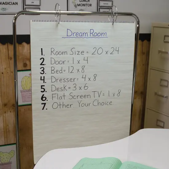 Chart Tablet, Manuscript Cover, 1-1/2" Ruled, 24" x 32", 25 Sheets, Pack of 2 {3}