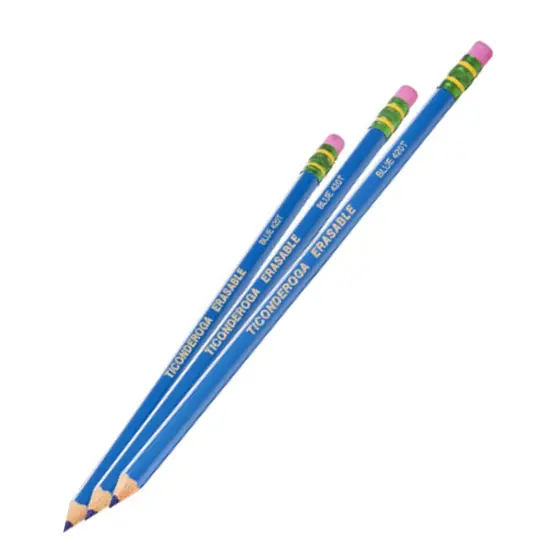 Erasable Colored Pencils&trade;, Blue, 12 Per Pack, 2 Packs {2}