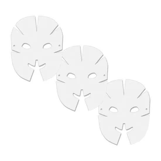 Die-Cut Dimensional Paper Masks, 10-1/2" x 8-1/4", 40 Per Pack, 3 Packs {1}