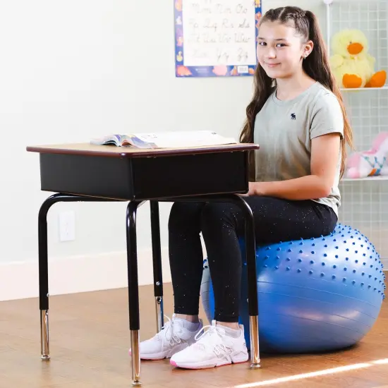 Inflatable Sensory Roller Ball for Kids {6}