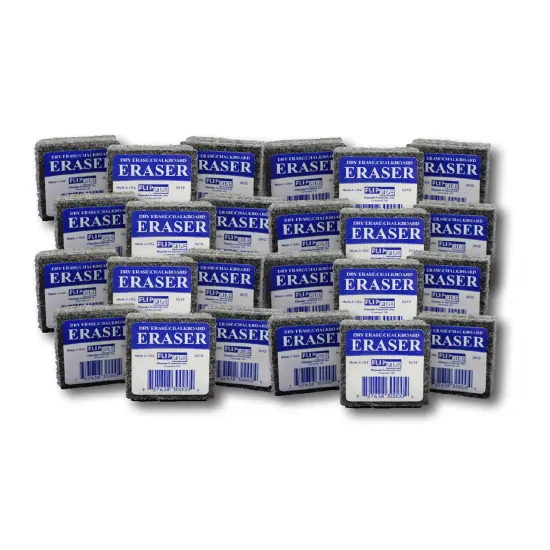 Felt Student Dry Erase/Chalkboard Erasers, Pack of 24 {1}