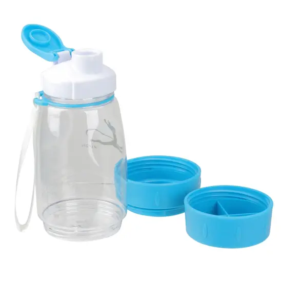 Avon Blue 3-in-1 Portable Shake Bottle for Healthy Drinks, 9-Inch {4}
