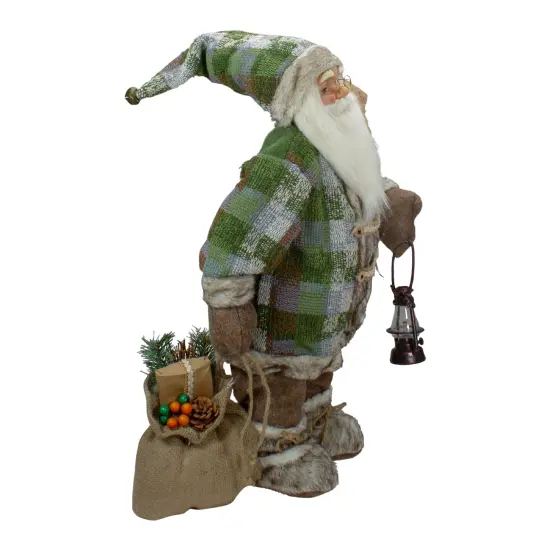 Northlight Standing Welcome Santa Christmas Figure - 24" Brown {5}