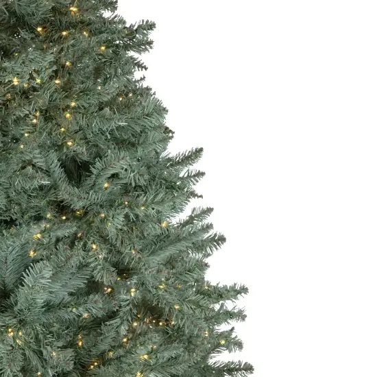 Northlight 7.5' Pre-Lit FullSpruce Artificial Christmas Tree, LED Lights Green {5}