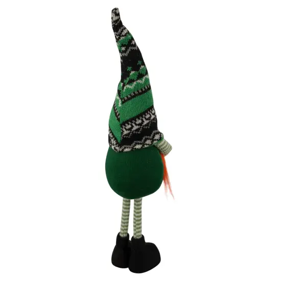Northlight 19" Green and Black Leprechaun Girl Gnome Standing St Patrick's Day Figure {6}
