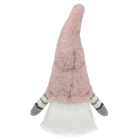 Northlight LED Lighted Nose Christmas Gnome Figure - 14" - Pink and White {5}