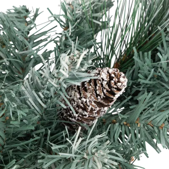 Northlight 18" Decorated Pine Artificial Christmas Swag with Silver Bells Green {6}