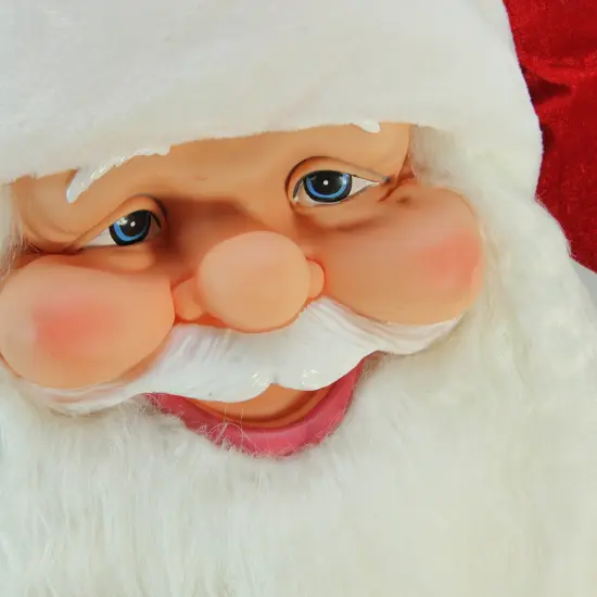 Northlight LED Lighted Musical Santa Claus with Gift Bag Christmas Inflatable Figurine - 6' Red {4}