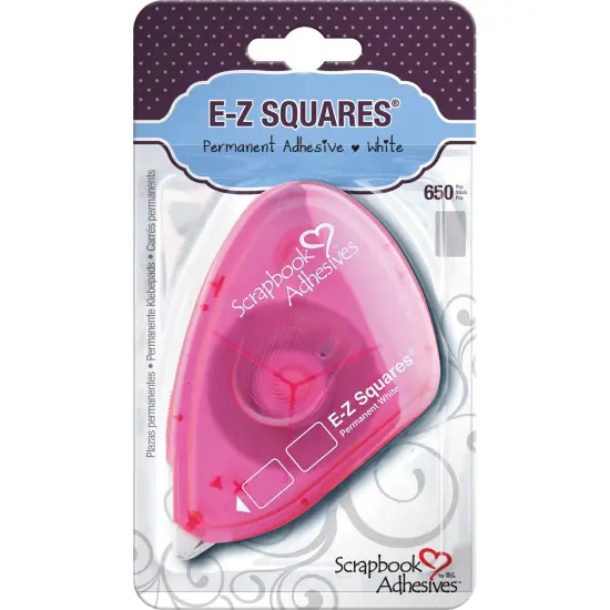 Scrapbook Adhesives E-Z Square Tabs 650/Pkg-Permanent {1}