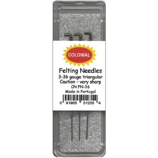 Colonial Felting Needles 3/Pkg-Size 36 Triangle {1}