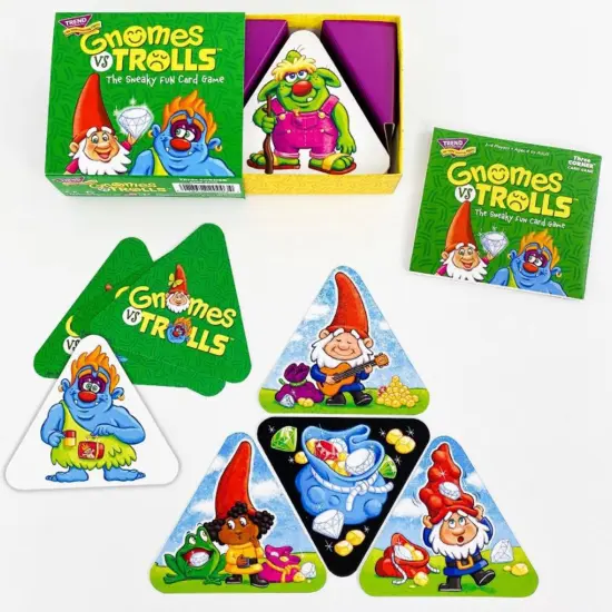 GNOMES vs TROLLS&trade; Three Corner&trade; Card Game, Pack of 3 {4}