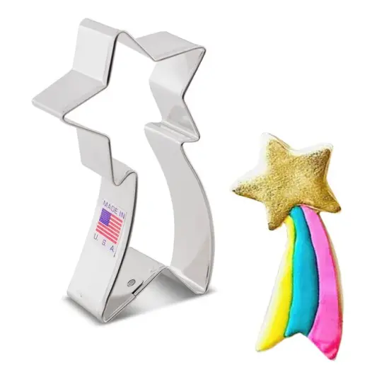 Ann Clark Shooting Star, Falling with tail Cookie Cutter {1}