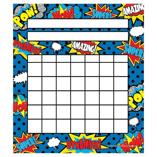 Superhero Incentive Chart, 36 Per Pack, 6 Packs {2}
