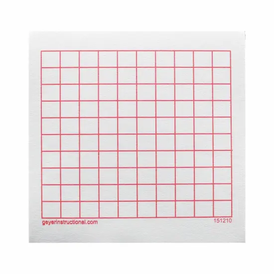 Graphing 3M Post-it&reg; Notes,10 x 10 Grid, 4 Pads Per Pack, 2 Packs {2}
