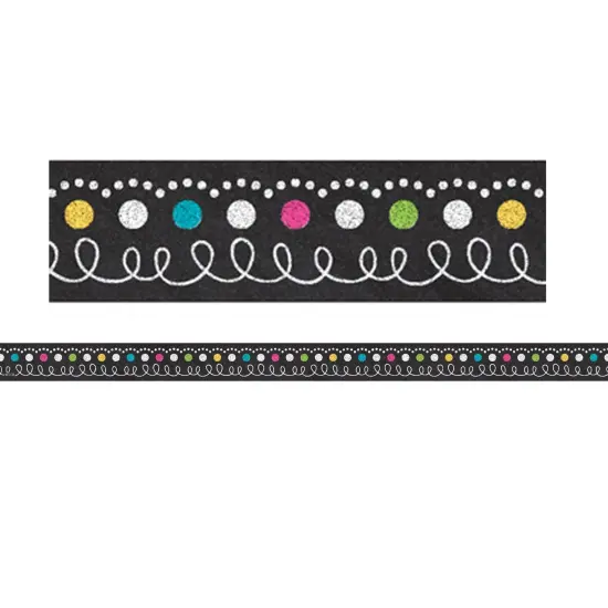 Chalkboard Brights Magnetic Strips, 12 Feet Per Pack, 6 Packs {2}