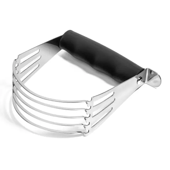 Last Confection Pastry Blender Dough Cutter - Soft Grip Handle & Stainless Steel Blades - Professional Flour Mixer for Pasta, Pie Crust and Cake {2}