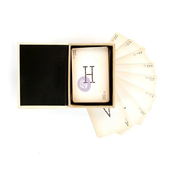 Prima Marketing Inc Vintage Alpha Card Set In A Box 655350584283 {2}