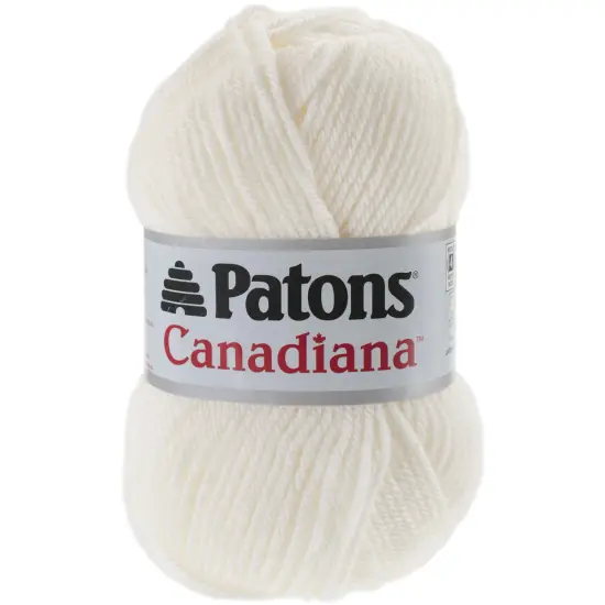 (Pack of 3) Patons Canadiana Yarn - Solids-Winter White {1}