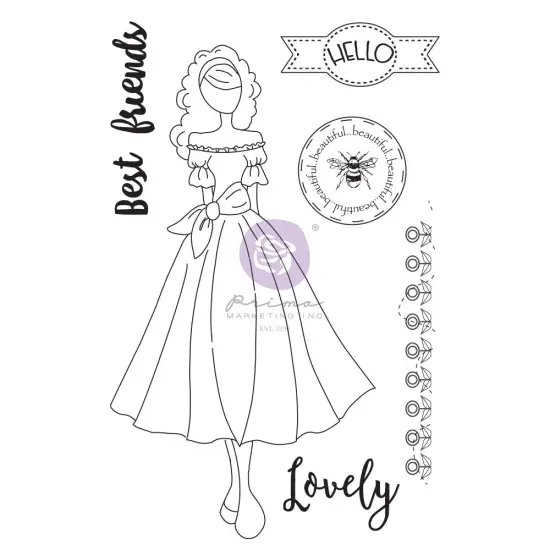 Prima Marketing Inc Prima Marketing Melissa Julie Nutting Stamps 655350913274 {1}