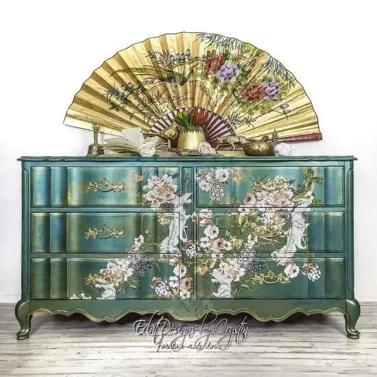 Redesign Decor Transfers Elegance & Flowers 48"x35" 655350647667 {3}