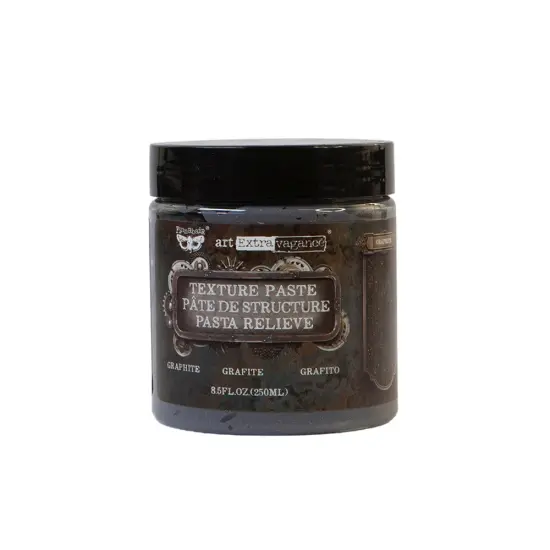 Prima Marketing Inc Art Extravagance- Texture Paste - Graphite 8.45Oz (250Ml) 655350961497 {1}