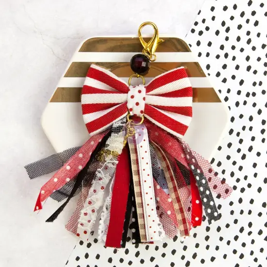 Prima Marketing Inc My Prima Planner Tassel - "Pretty In Rouge" 655350591885 {1}