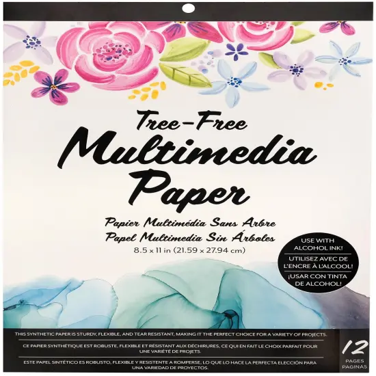 Ac Sketch Markers Tree-Free Multimedia Pad 8.5"X11"-12 Sheets {1}