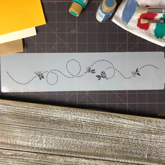 Buzzing Bumble Bees Cake Stencil | C774 by Designer Stencils | Cake Decorating Tools | {5}