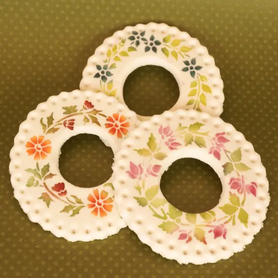 Flower Chain Cookie Stencil Set | C847 by Designer Stencils | Cookie Decorating Tools | Baking Stencils for Royal Icing, Airbrush, Dusting Powder | Reusable Plastic Food Grade Stencil for Cookies | Easy to Use & Clean Cookie Stencil {2}