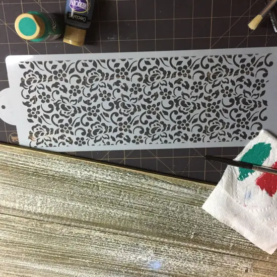 Chantilly Lace Cake Stencil #2 | C853 by Designer Stencils | Stencils for Royal Icing, Airbrush, Dusting Powder | {3}