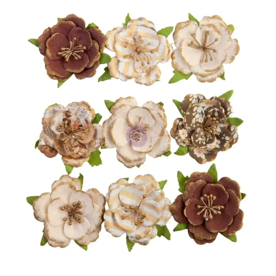 Prima Marketing Inc Prima Flowers&reg; Golden Desert Collection - Cholla - 9 Pcs / 1.5 In 655350650872 {1}