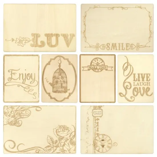 Prima Marketing Inc Wood Atc Cards 2 655350572938 {1}