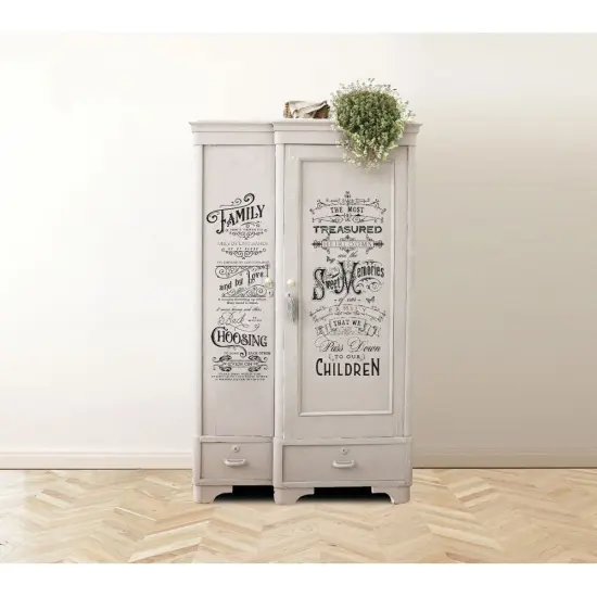 Redesign Decor Transfers Family Heirlooms 24"x29" 655350644154 {2}