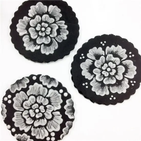 Brush Embroidery Flower Cookie Stencil Set | C790 by Designer Stencils | Cookie Decorating Tools | Baking Stencils for Royal Icing, Airbrush, Dusting Powder | Reusable Plastic Food Grade Stencil for Cookies | Easy to Use & Clean Cookie Stencil {5}