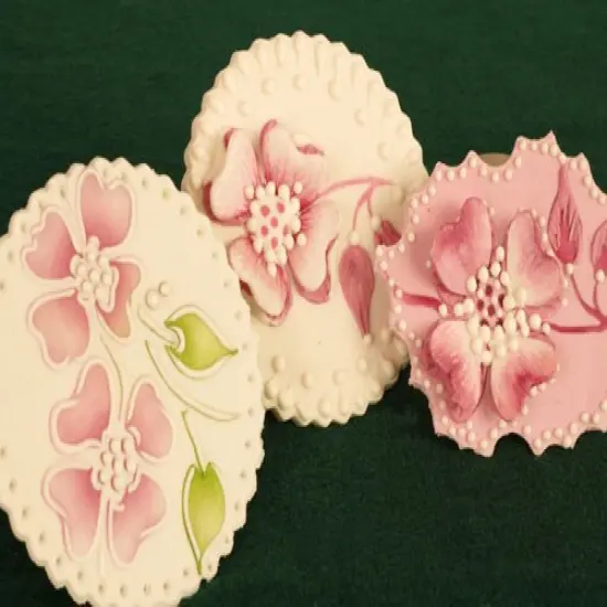 Multi-Layer Dogwood Cookie Stencil Set | C837 by Designer Stencils | Cookie Decorating Tools | {2}