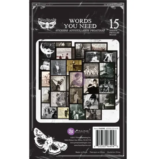 Prima Marketing Inc Art Daily Planner Sticker Pad - Words You Need 655350964948 {1}