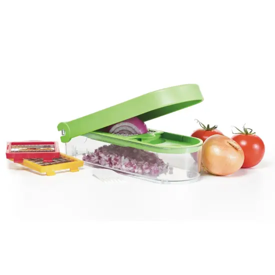 Progressive GPC-3681 Dice and Slice Fruit and Vegetable Chopper 10.5 x 4 in {5}